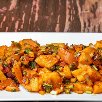 Spicy Potato Chaat