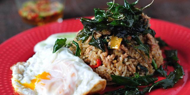 Pork Khao Pad Kraprao