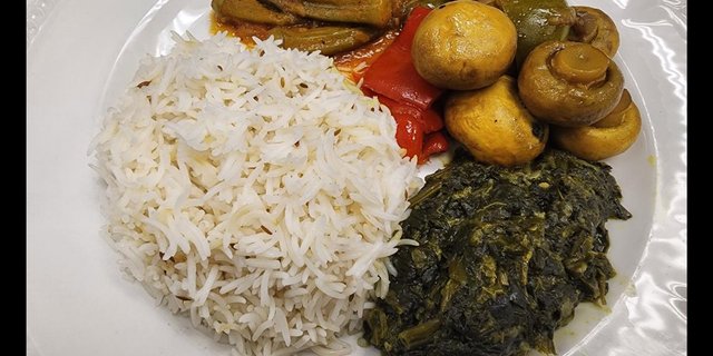 Veggie Sabzi Challow Combo