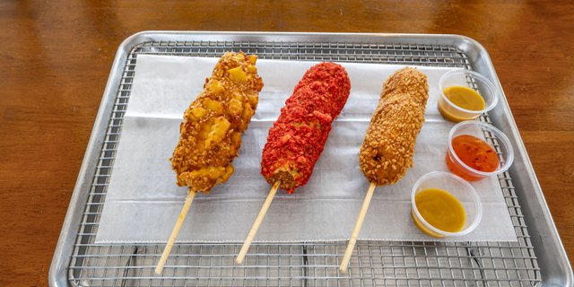Potato Beef Corn Dog