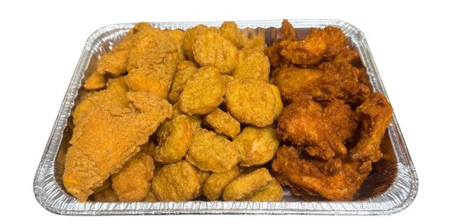 1⁄3 Party Wings + 1⁄3 Chicken Tenders + 1⁄3 Chicken Nuggets