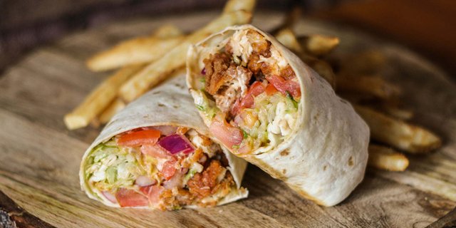 Sweet Chicken Club Wrap