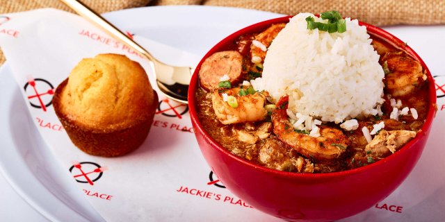Seafood Gumbo Soup Bowl