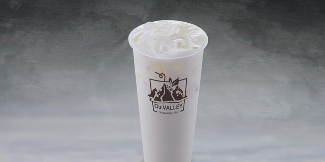 Jasmine Green Milk Tea & Grass Jelly