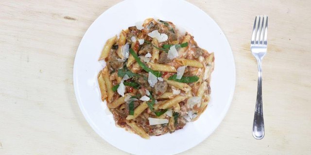 Individual Meaty Pasta