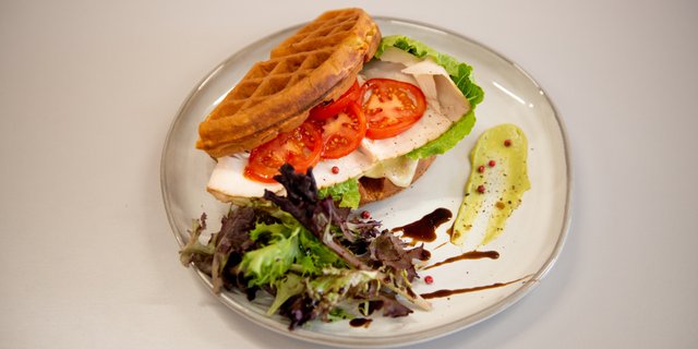 Turkey Waffle Sandwich
