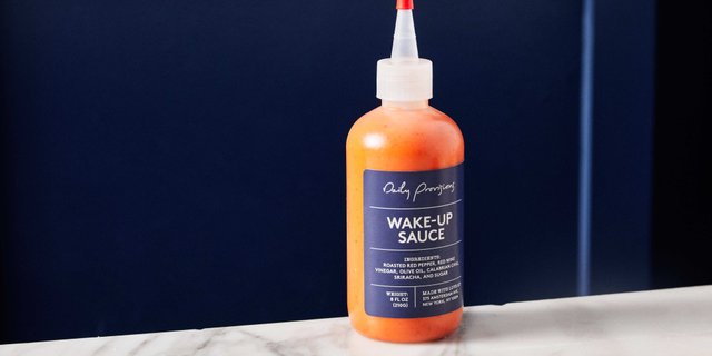 Bottle of Wake-Up Sauce
