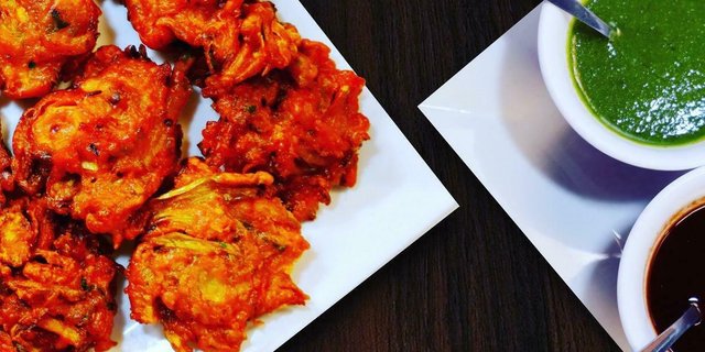 Vegan Onion Bhaji