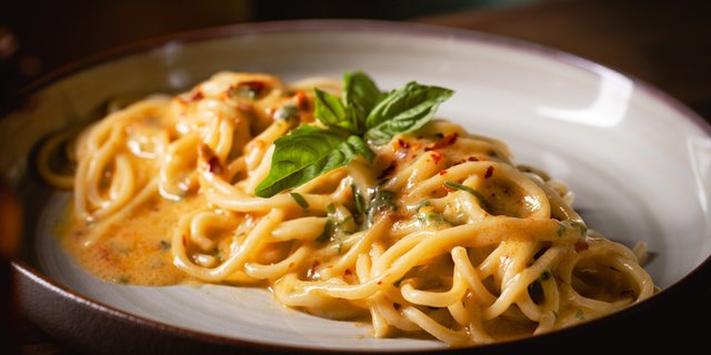 Spaghetti San Babila Tray