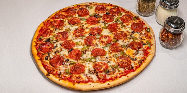Supreme Thin-Crust Pizza