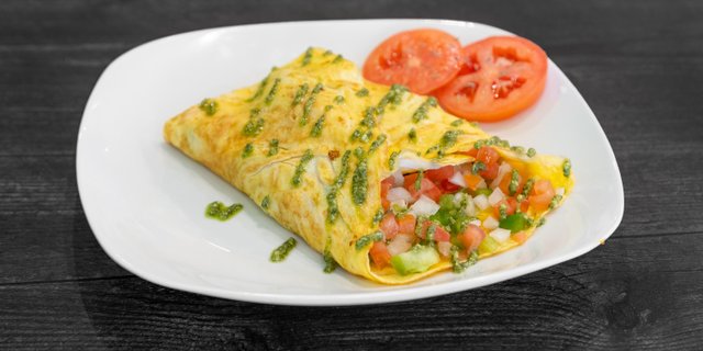 Cheese Veggie Omelette