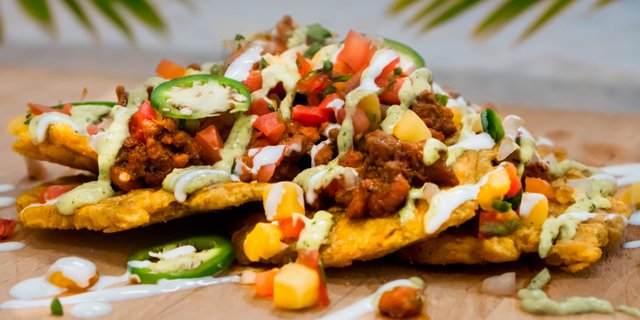 Loaded Tostones