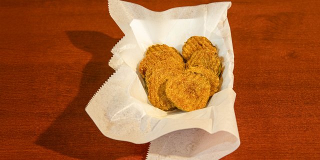 Black Pepper Fried Pickles
