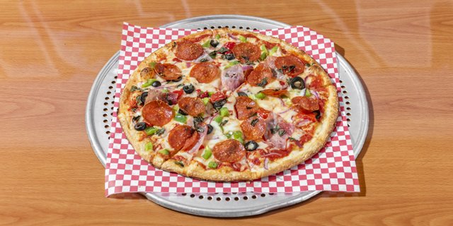 Supreme Thin Crust Pizza