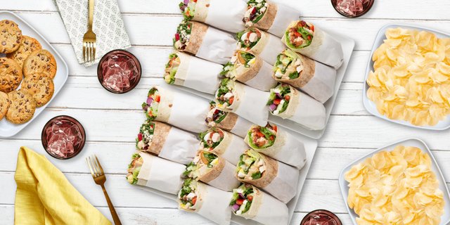 Gathering Wraps & Dessert Bundle w/ Drinks