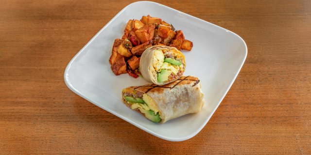 Vegetarian Breakfast Burrito
