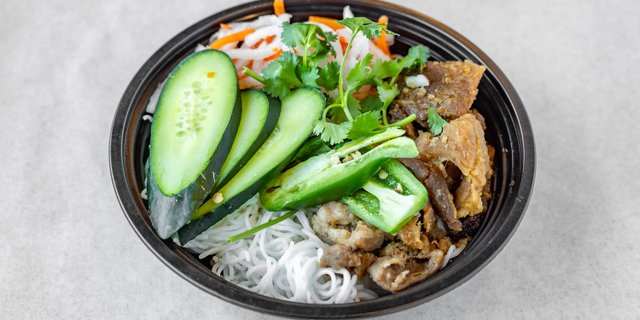 Grilled Pork Noodle Bowl