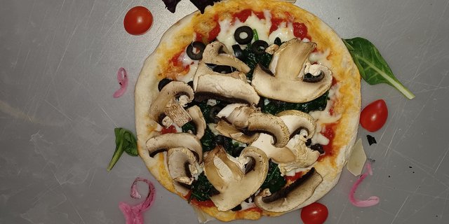 14" Cheese Pizza w/ 3 Toppings