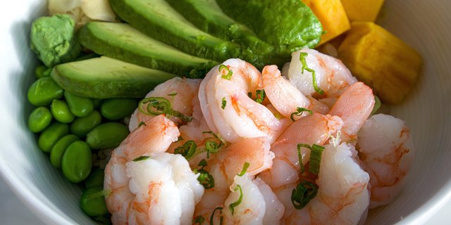 Shrimp Chirashi Sushi Rice Bowl