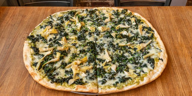 Spinach Artichoke Pizza