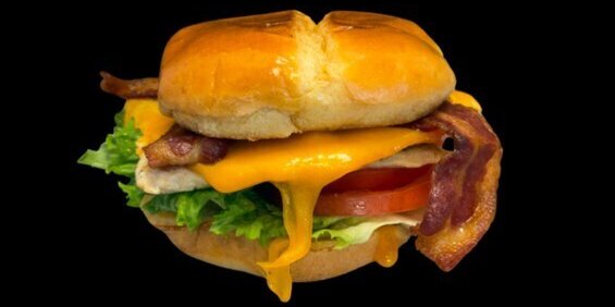 Grilled Chicken Sandwich w/ Bacon & Cheese