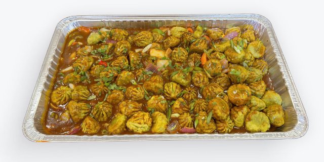 Chili Veg Momo Tray