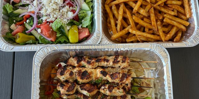 Family Grilled Chicken Souvlaki Kabob