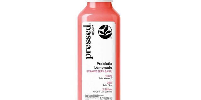 Strawberry Basil Probiotic Lemonade