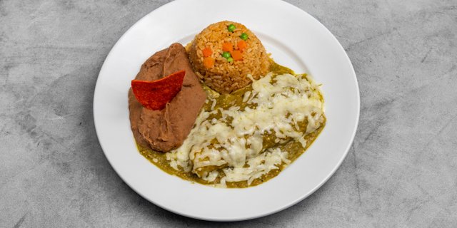 Green Chicken Enchiladas