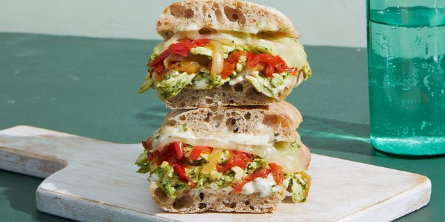 Pesto Chicken Ciabatta Sandwich