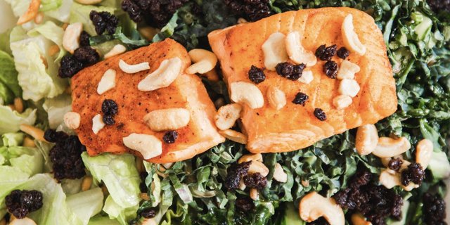Salmon & Kale Salad