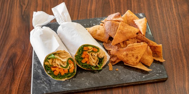 Roasted Veggie Wrap