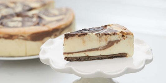 Marble Ganache Cheesecake Slice