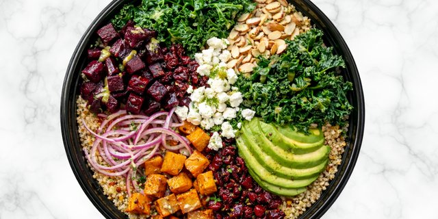 Rainbow Quinoa Bowl