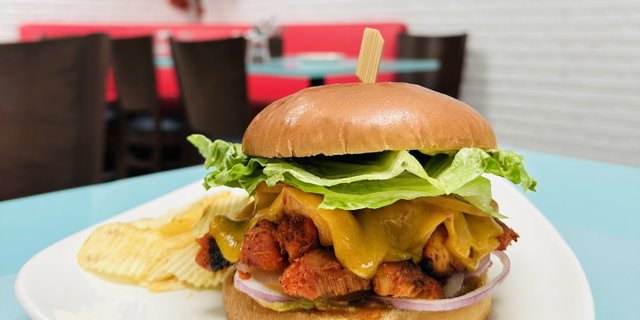 Chicken Tikka Burger