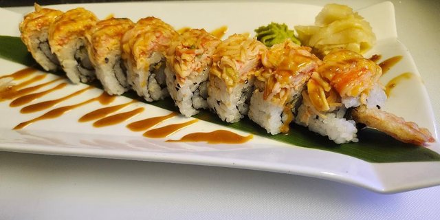 Pink Dragon Roll