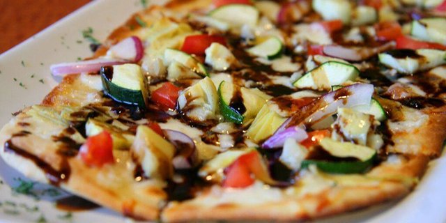 Roasted Veggie Flatbread