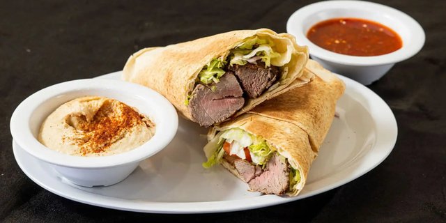 Beef Kebab Pita Wrap