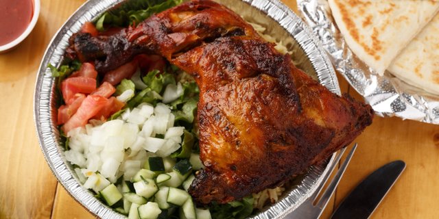 Chicken Tikka Rice Platter