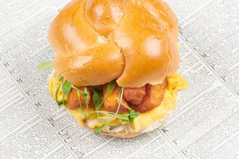 Individual Halloumi & Egg Sandwich