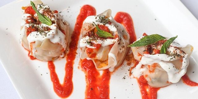 Vegan Mantu