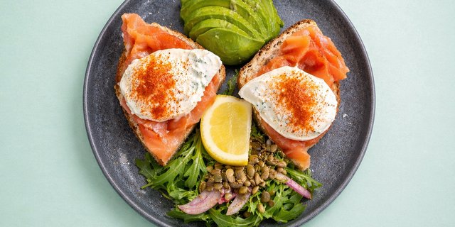 Salmon Egg Toast