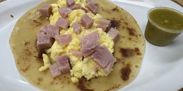 Ham & Egg Tacos