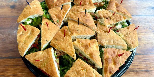 Chicken Pesto Sandwich Platter