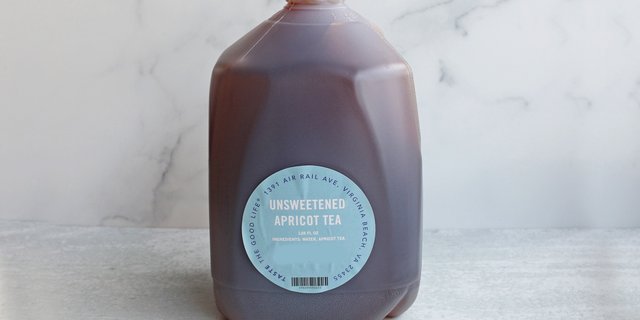 Gallon Unsweet Apricot Tea
