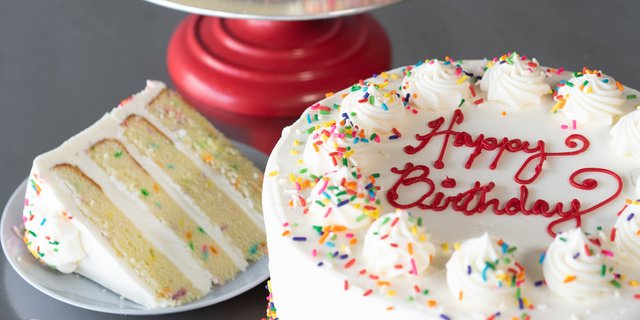 10" Confetti Cake