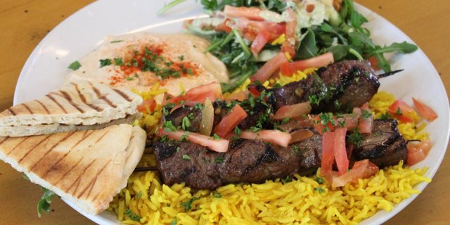 Lamb Kebab Plate