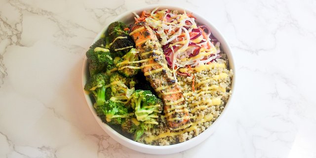 Honey-Dijon Salmon Bowl