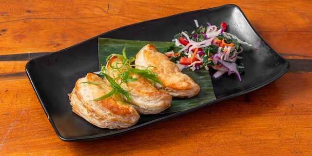 Pork Adobo Tostada Empanadas