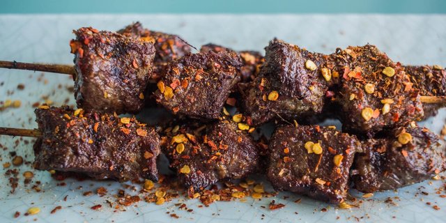 Beef Chuan’r Skewers